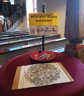 Blume ausmalen