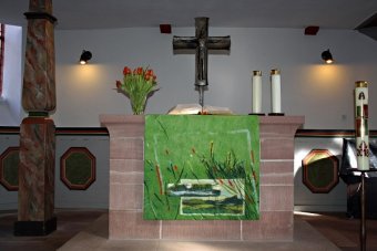 grünes Antependium